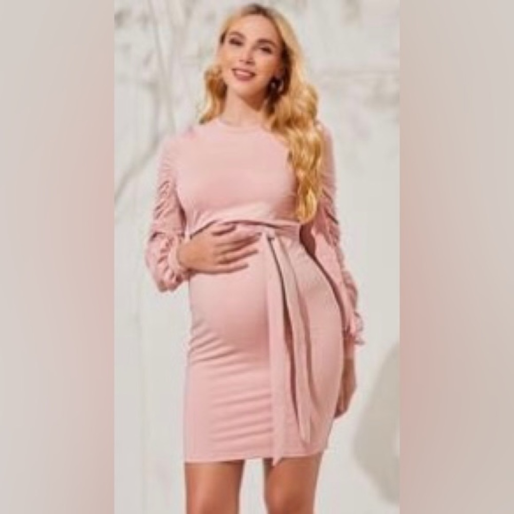 Maternity dress body con